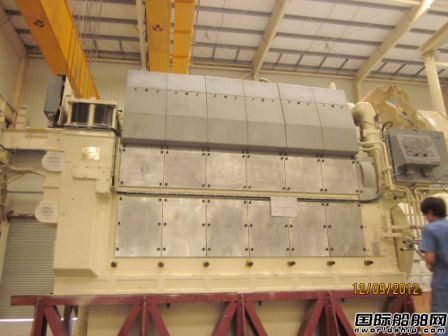 中高交付2臺MAN 6L27/38柴油機 