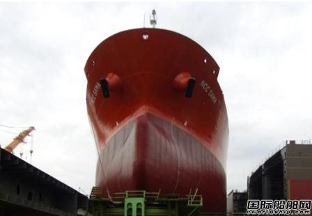 SHINAsb船廠交付一艘4.5萬噸化學品船