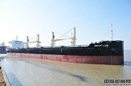 泰州中航首制39000噸散貨船交付