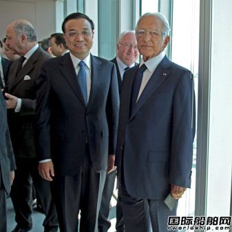 李克強總理訪問達飛集團總部