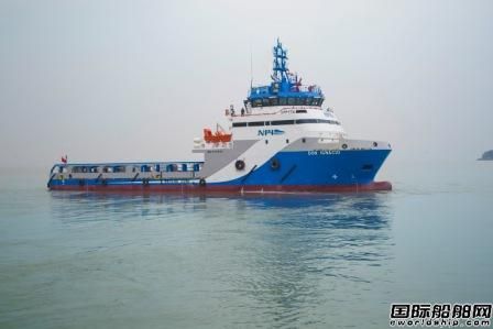 太平洋造船交付三艘SPP17A平臺供應船 