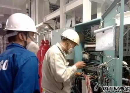 威海中遠科技兩天完成三船設備校驗