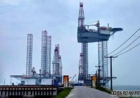 遼河重工DSJ300-L2自升式鉆井平臺完成升降試驗