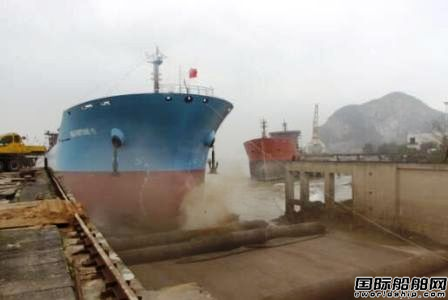 翔升造船一艘28000噸化學品船下水