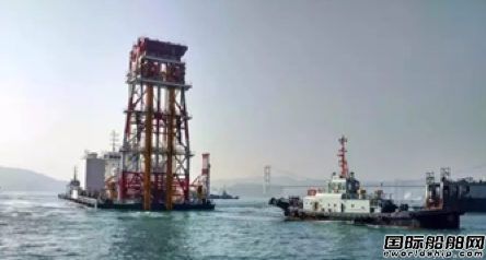 國產首艘雙處理機深層攪拌船順利抵達香港
