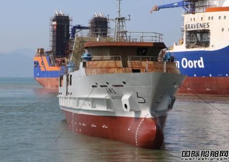 浙江造船300噸級漁業資源調查船“南鋒2”號下水