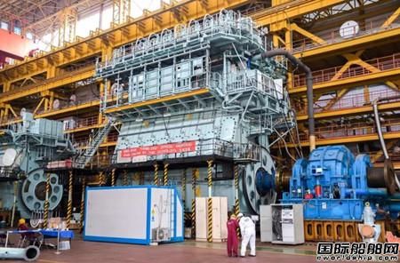 大連船柴成功交驗新型7G80ME-C9.5主機