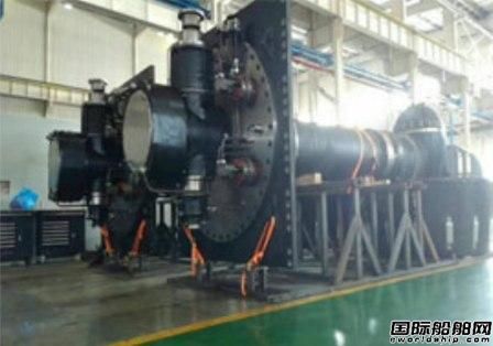 南高精5000噸新型鋪纜船舵槳通過工廠驗收