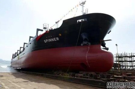 大船重工長興造船今年首艘船下水