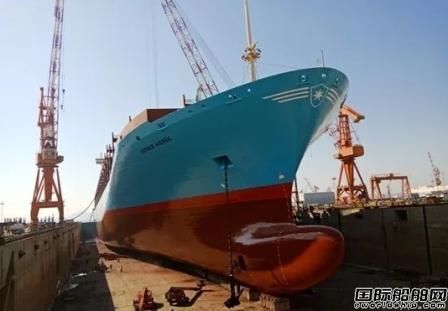 大船船務圓滿完成馬士基“格納”號特涂工程