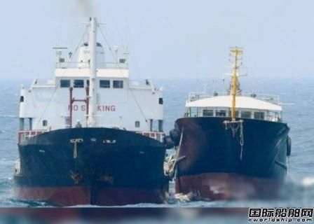 日本又發現朝鮮油輪“船對船”轉移貨物