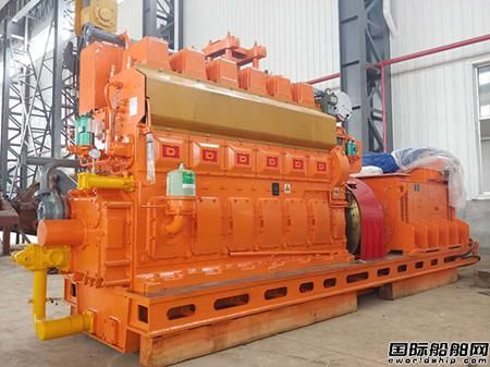 寧波中策交付韓國船東3套重油發電機機組