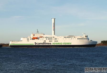 Norsepower為Scandlines客渡船安裝大型旋筒風帆