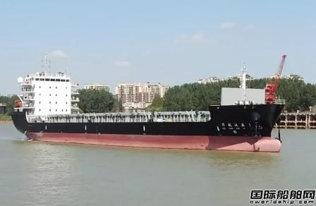 江東船廠交付一艘新一代江海聯運集裝箱船