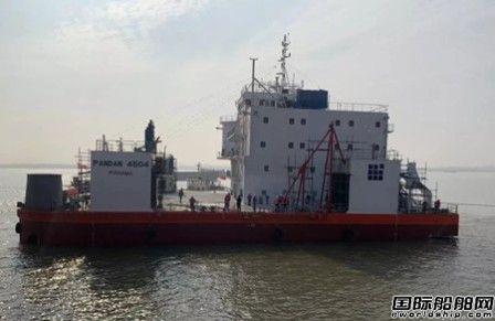 舜天資產首制海工輔助平臺船順利下水