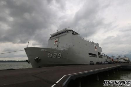 印尼派出醫院船接回“世界夢”號印尼船員隔離觀察