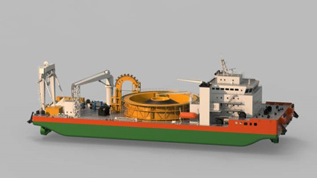 海新船務將建造國內首艘萬噸級載纜量布纜船