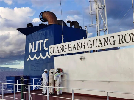 “長航光榮”輪首次執行夏威夷回程貨航次