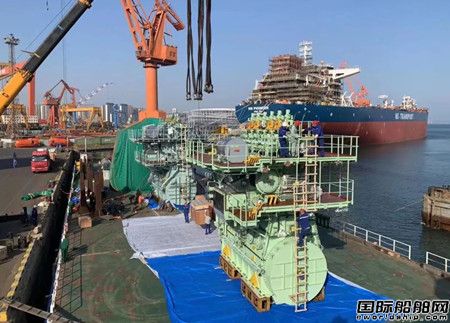 大柴公司節后首日同船發運三臺主機