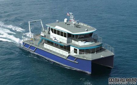 Incat Crowther獲美國大學電池混合動力研究船設計合同