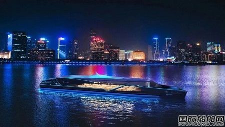 東方船研設計建造杭州“三江兩岸”4艘新能源游船正式開工