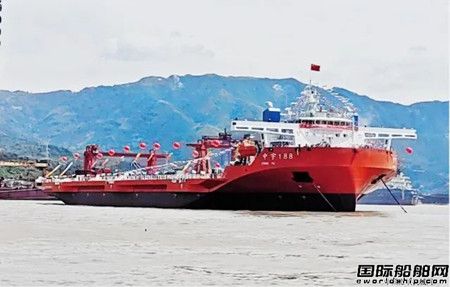 恒生船舶重工交付國內最大海洋大件運輸船