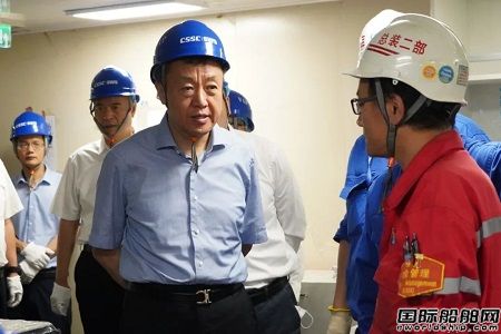 溫剛調研外高橋造船