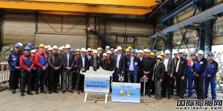 Neptun Werft為德國建造最新研究船鋪設龍骨