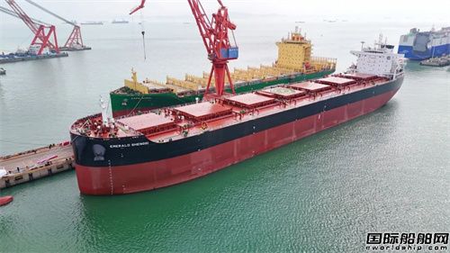 收官！黃埔文沖交付新一海第四艘8.5萬噸散貨船