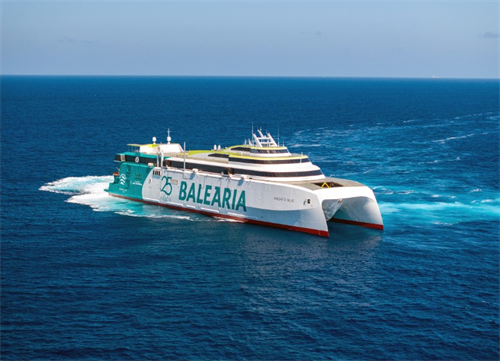 Armon船廠為Balearia建造第二艘LNG動力高速雙體客滾船交付