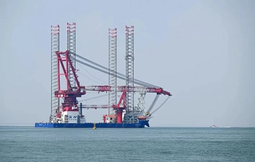 國內首艘搭載智能船舶系統風電施工平臺開啟海試