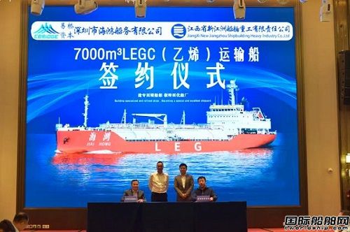 首單簽約！新江洲船舶重工進軍氣體運輸船市場