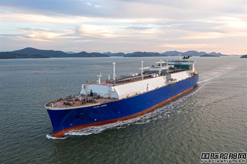 HD現代三湖為日本郵船建造LNG船交付